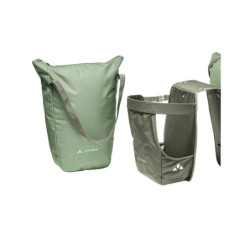 Podwójna sakwa rowerowa Vaude TwinShopper Green