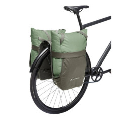 Podwójna sakwa rowerowa Vaude TwinShopper Green