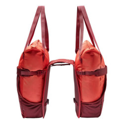Podwójna sakwa rowerowa Vaude TwinShopper Red