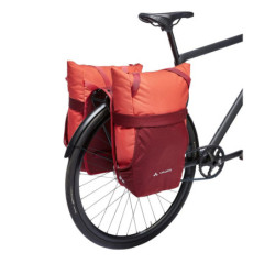 Podwójna sakwa rowerowa Vaude TwinShopper Red