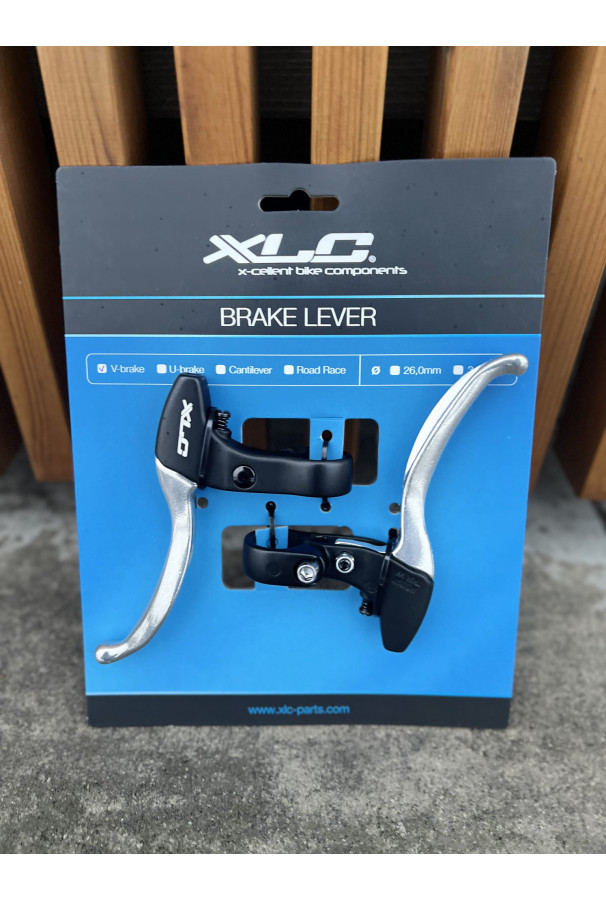 Zestaw klamek dźwigni hamulcowych V-Brake XLC BL-V13