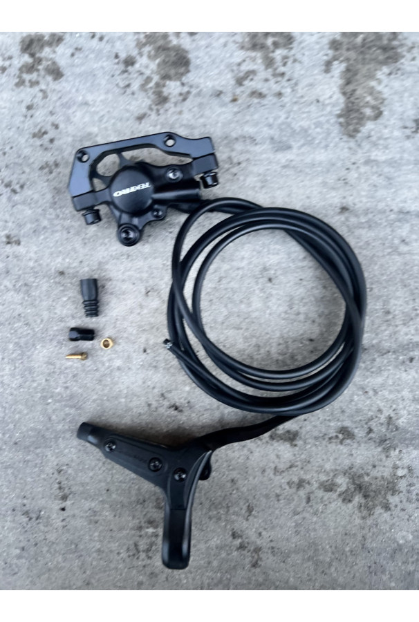 Hamulec hydrauliczny tarczowy tylny Tektro HD-T385 1700 mm KLAMKA LEWA + ZACISK + ADAPTER