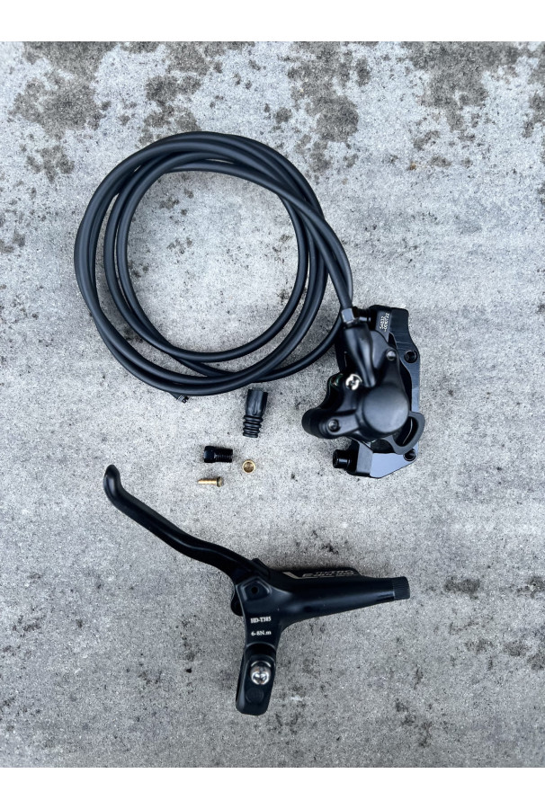 Hamulec hydrauliczny tarczowy tylny Tektro HD-T385 1700 mm KLAMKA LEWA + ZACISK + ADAPTER