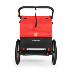 Przyczepka dla 2 dzieci Burley Honey Bee red