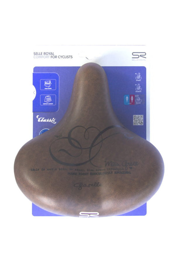 Siodełko rowerowe Gazelle Miss Grace brąz