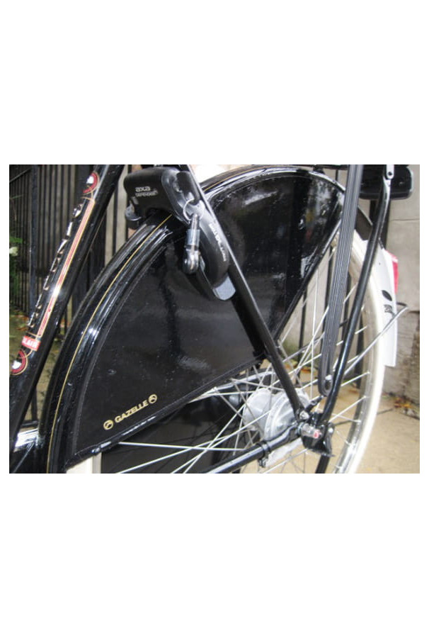 Osłony boczne koła Gazelle 28'' skóra synt. czarne