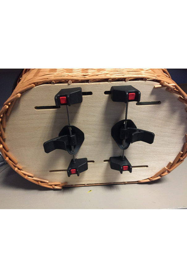 Kosz dla psa KlicFfix Doggy Basket z Osłoną przeciwdeszczową