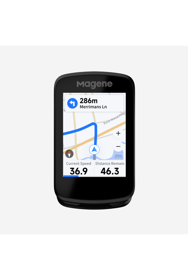 Licznik rowerowy komputer Magene C606 GPS + uchwyt + szkło hartowane