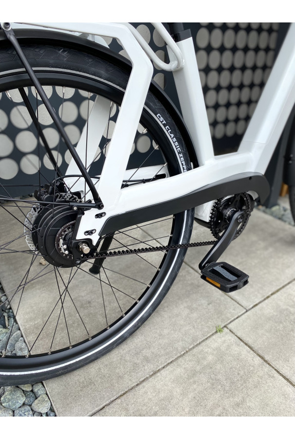 Rower Tenways AGO T e-bike 480 mm Pearl White