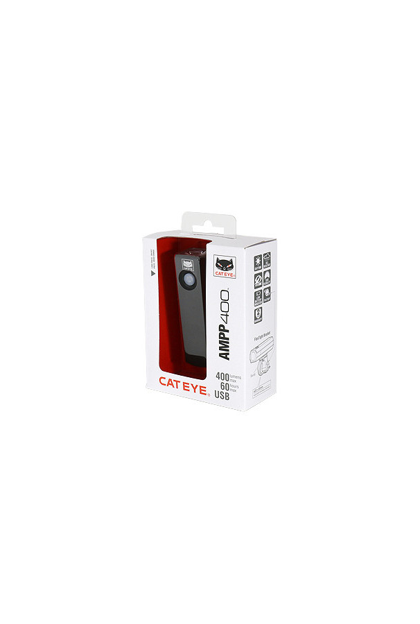Lampa przednia Cateye AMPP 400 EL084RC LED USB