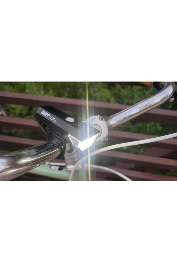Zestaw lampa tylna + przednia Cateye AMPP 100 ORB