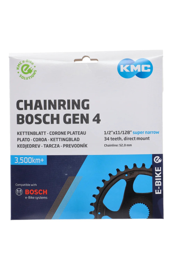 Zębatka e-bike KMC Bosch Gen4 34T 1/2"x11/128"
