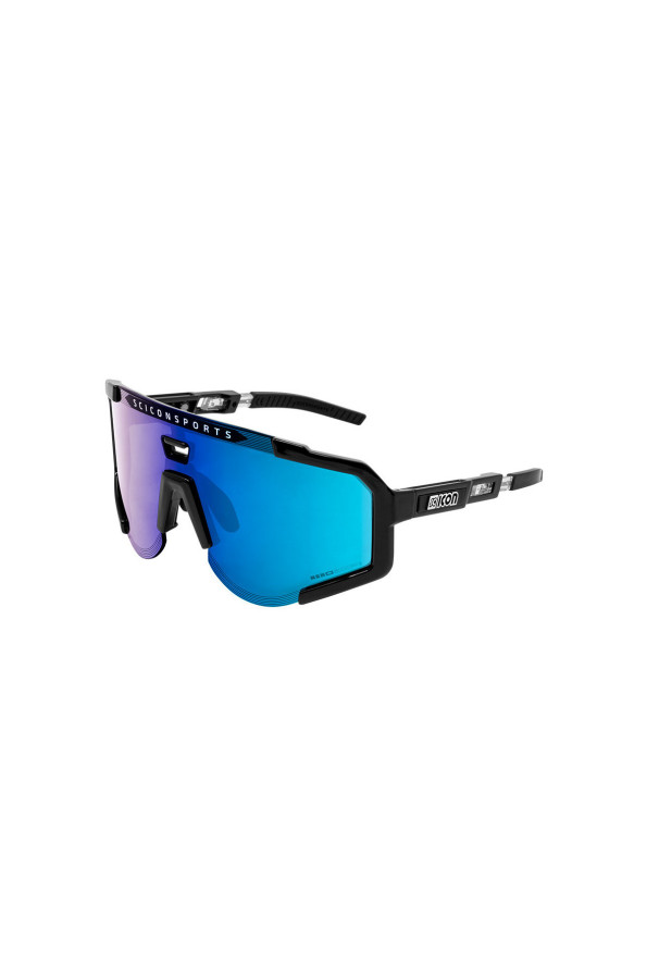 Okulary SCICON AEROSCOPE Black Multimirror Blue