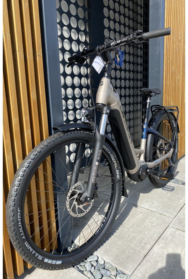 Rower Ghost E-Teru Universal EQ Low Złoty/Niebieski L