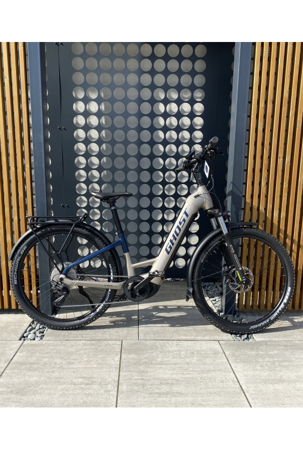 Rower Ghost E-Teru Universal EQ Low Złoty/Niebieski L