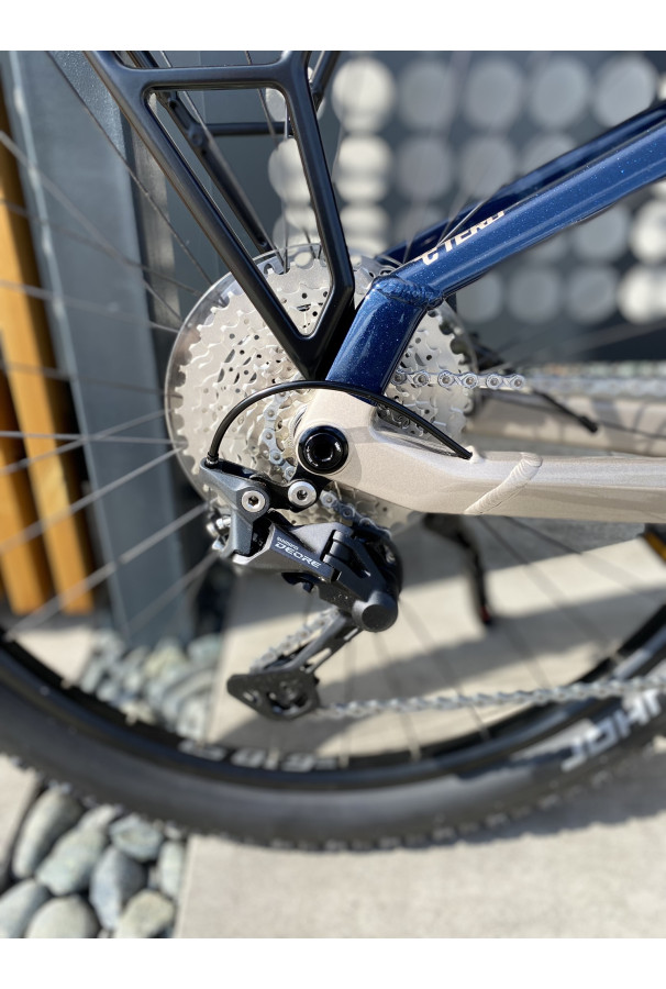 Rower Ghost E-Teru Universal EQ Low Złoty/Niebieski L