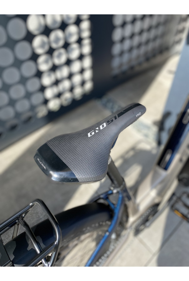 Rower Ghost E-Teru Universal EQ Low Złoty/Niebieski L