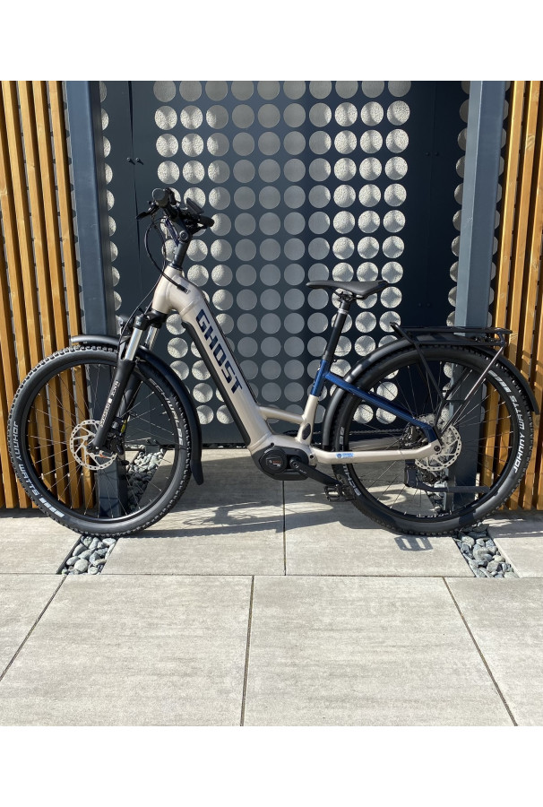 Rower Ghost E-Teru Universal EQ Low Złoty/Niebieski L