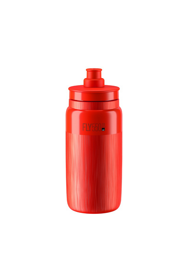 Bidon Elite Fly Tex Red Grey Logo 550 ml