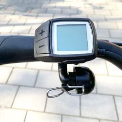 Dzwonek do roweru e-Bike boczny czarny