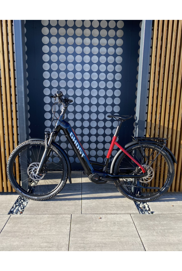 Rower Trekkingowy Elektryczny Ghost E-Teru Pro EQ Low Czarny/Czerwony L