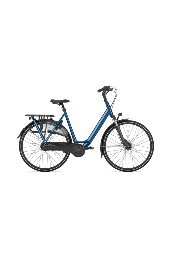 Rower miejski Gazelle Orange C7+ L49 Mallard blue