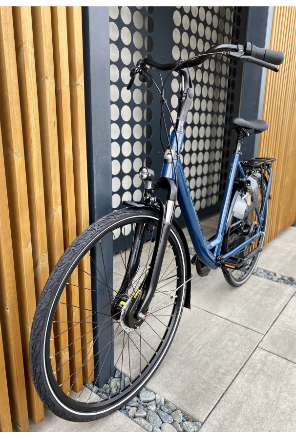 Rower miejski Gazelle Orange C7+ L49 Mallard blue