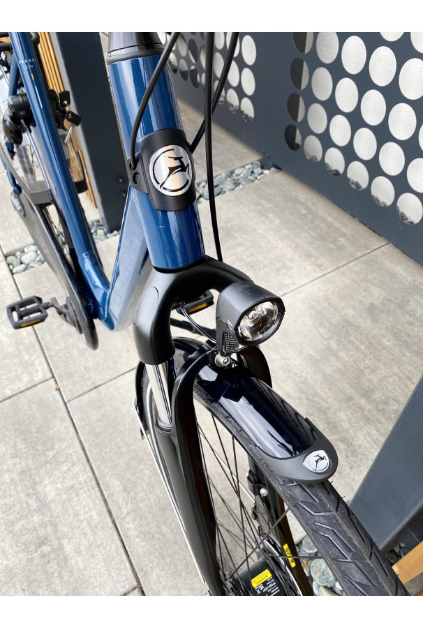 Rower miejski Gazelle Orange C7+ L49 Mallard blue