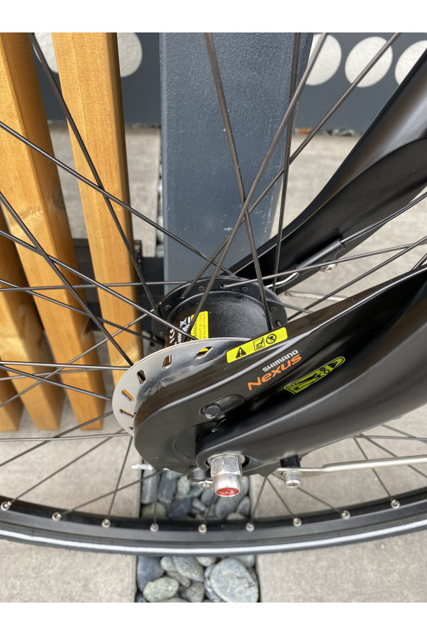 Rower miejski Gazelle Orange C7+ L49 Mallard blue