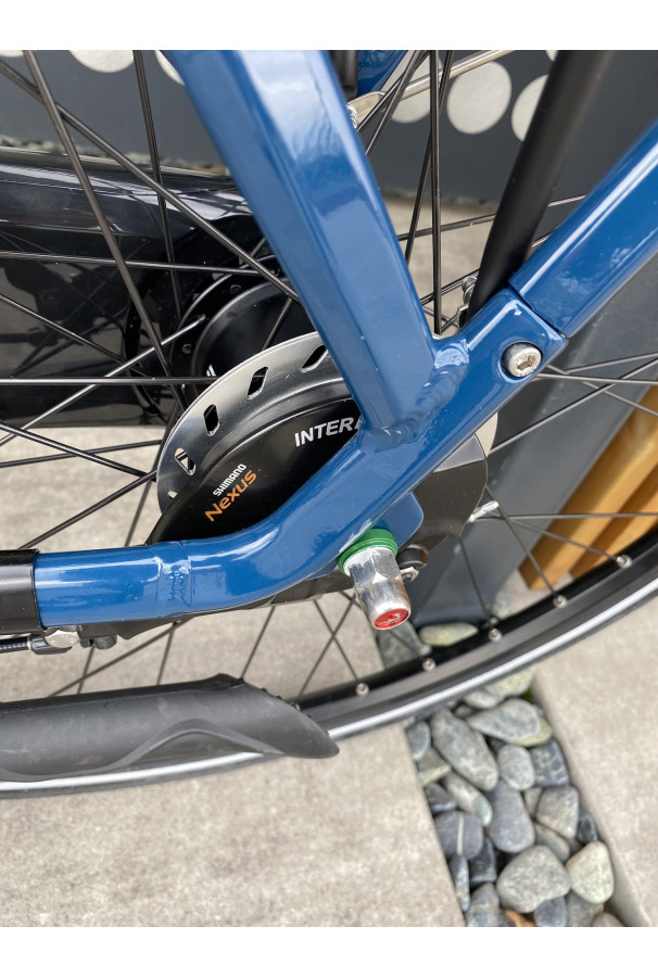 Rower miejski Gazelle Orange C7+ L49 Mallard blue