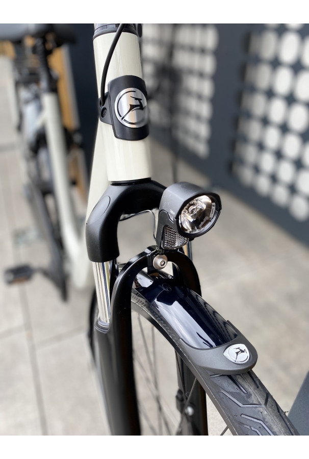 Rower miejski Gazelle Orange C7+ L53 Ivory White