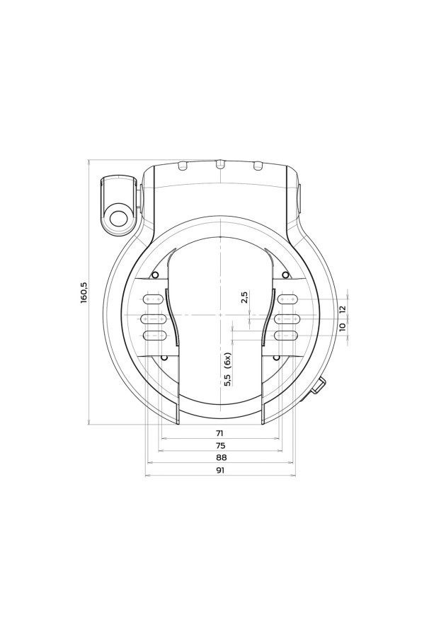 Blokada koła AXA Defender zabezpieczenie