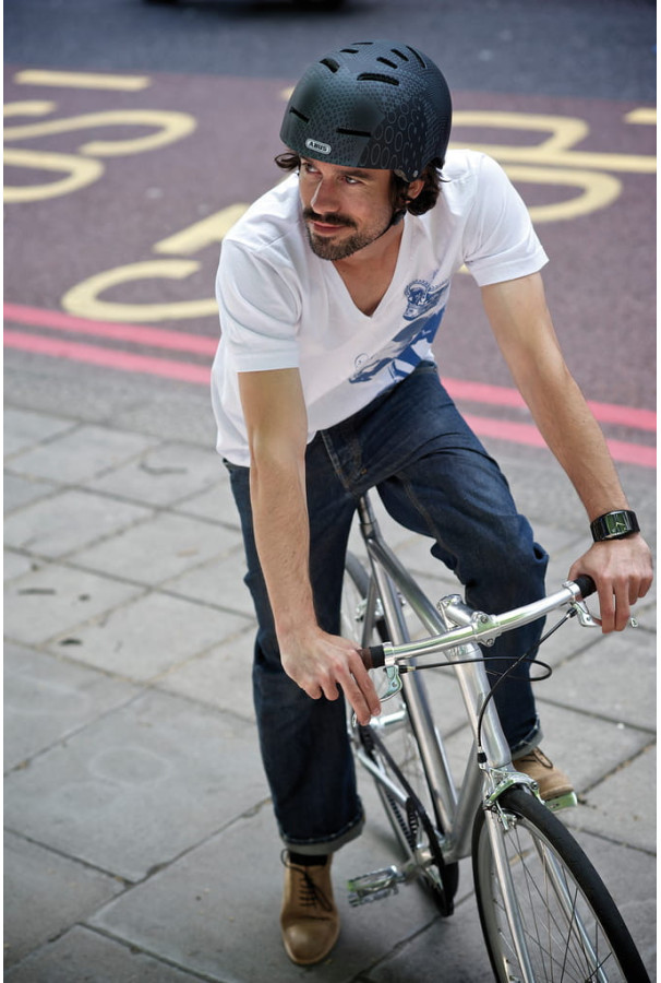 Kask rowerowy ABUS Scraper 54-58 cm czarny