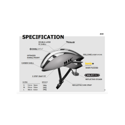 Kask Rowerowy HJC IBEX 3 Grey/Yellow M 55-59 cm