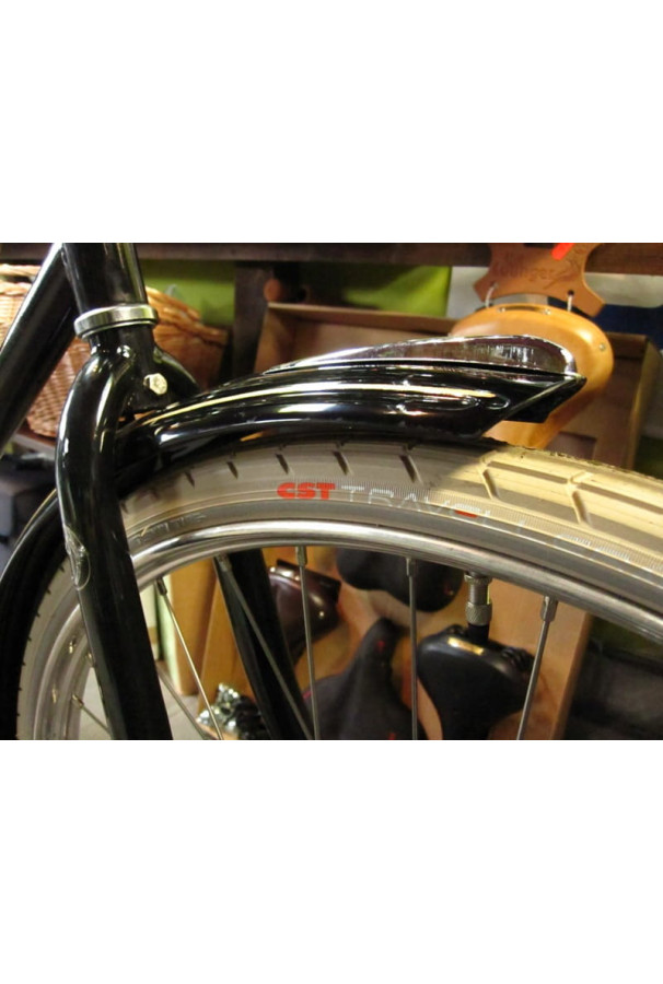 Nosek chromowany na przedni błotnik Gazelle