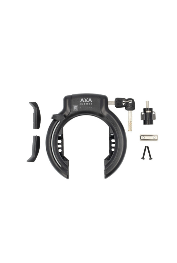 Blokada koła AXA IMENSO X-Large + zamek BOSCH PowerTube Smart System BES3 w Ramie