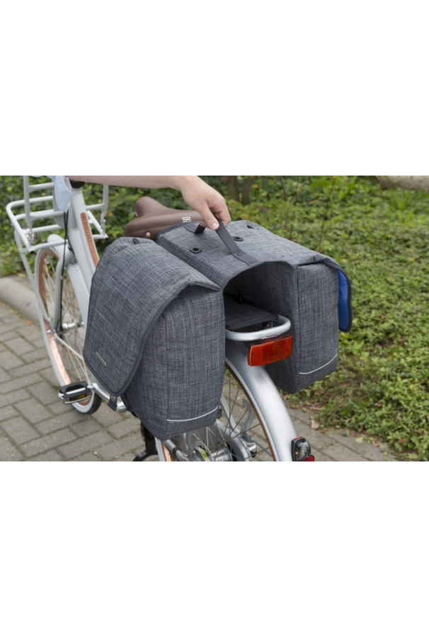 Podwójna sakwa New Looxs Avero FastLock czarna