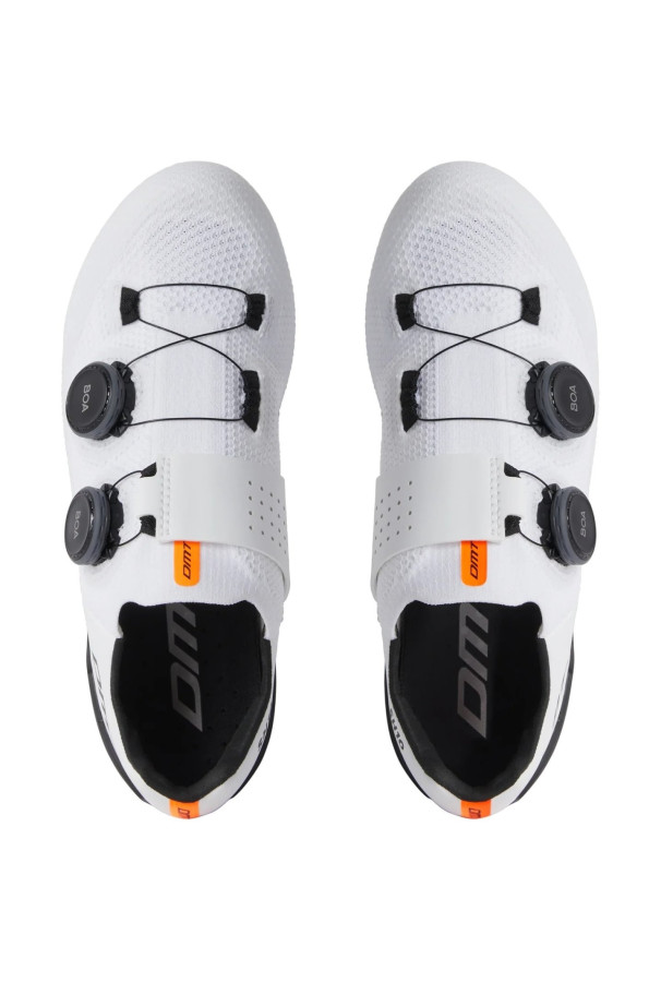 Buty rowerowe DMT SH10 szosowe białe/czarne 43,5