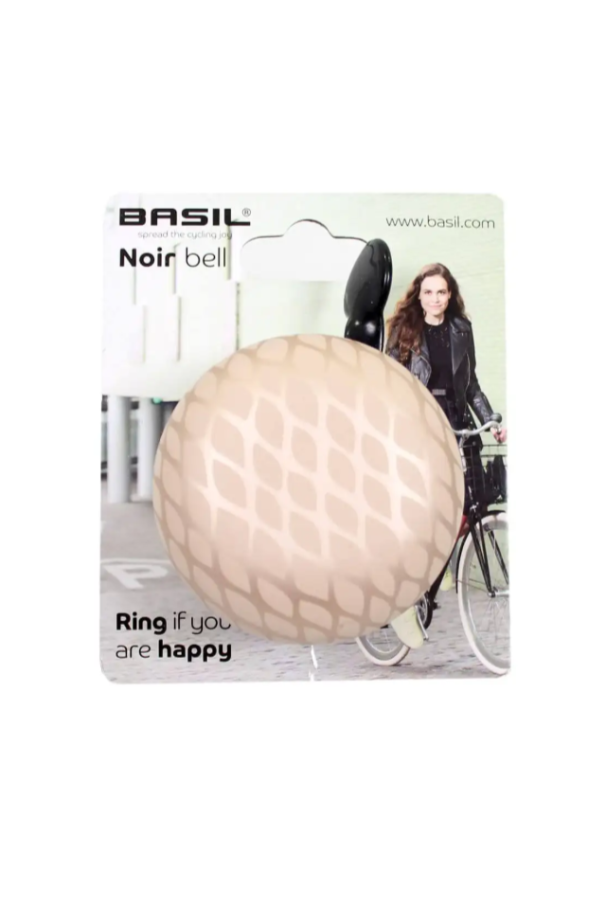 Duży dzwonek DING DONG Basil Noir różowy