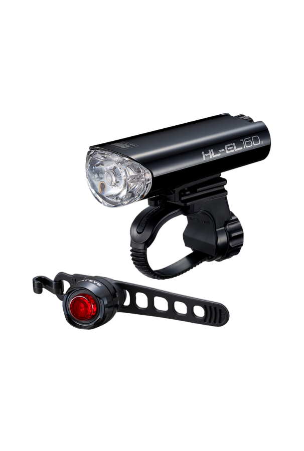 Zestaw lampek Cateye HL-EL160 + SL-LD160-R