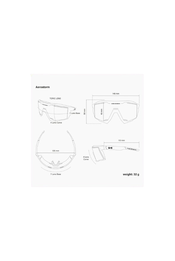 Okulary SCICON AEROSTORM - Multimirror Blue
