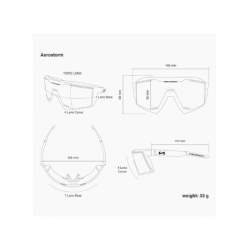 Okulary SCICON AEROSTORM Smoke Black