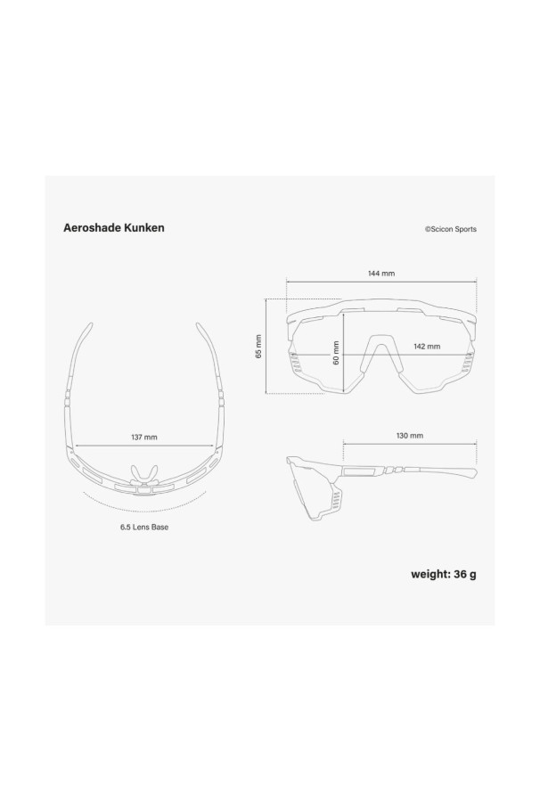 Okulary SCICON AEROSHADE KUNKEN WHITE