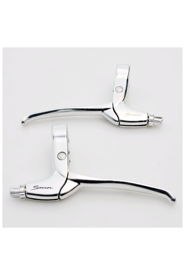 Komplet Srebrnych klamek hamulcowych Saccon