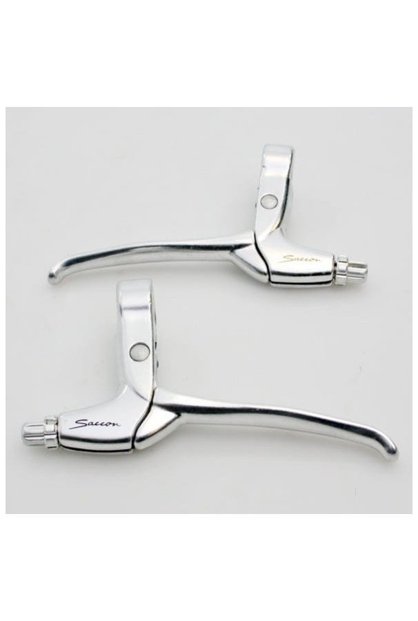 Komplet Srebrnych klamek hamulcowych Saccon