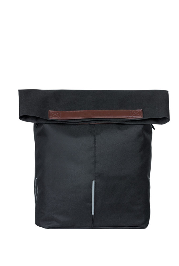 Sakwa jednostronna Basil Shopper City MIK Hooks Czarna