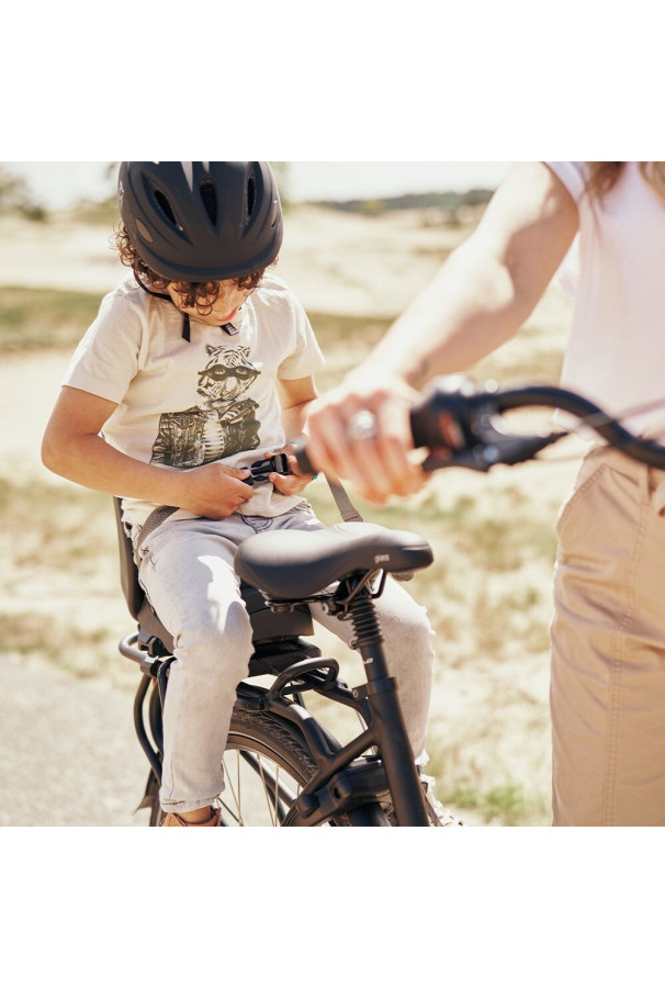 Fotelik rowerowy Urban Iki Junior do 35 kg + adapter