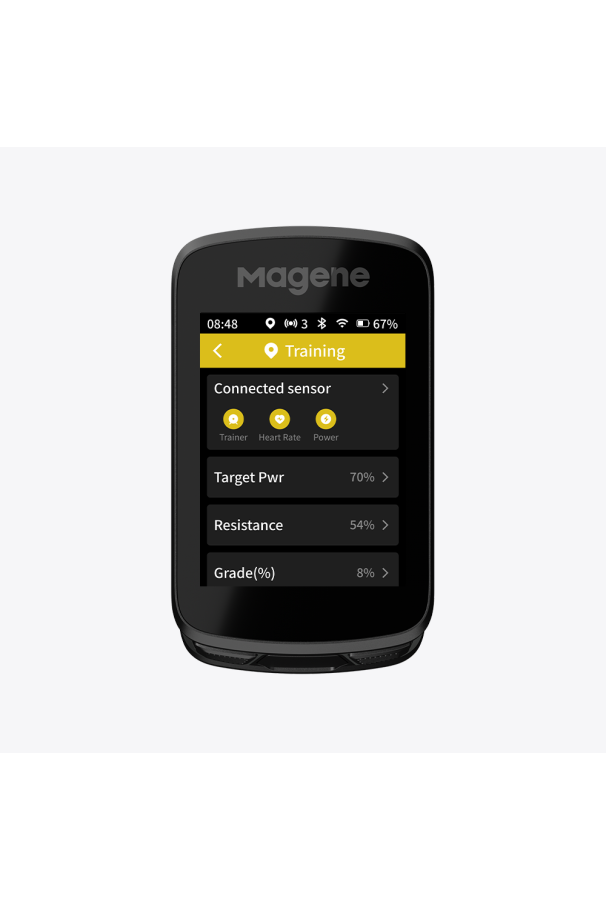 Licznik Komputer rowerowy GPS Magene  C606 PRO NAWIGACJA 2,8" ANT+ ClimbPro Bluetooth