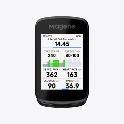Licznik Komputer rowerowy GPS Magene  C606 PRO NAWIGACJA 2,8" ANT+ ClimbPro Bluetooth