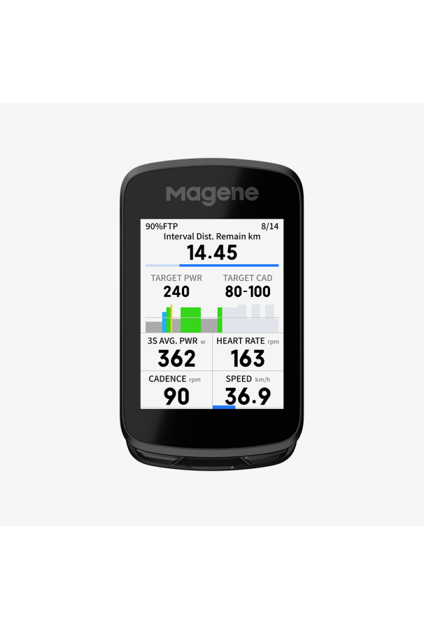 Licznik Komputer rowerowy GPS Magene  C606 PRO NAWIGACJA 2,8" ANT+ ClimbPro Bluetooth